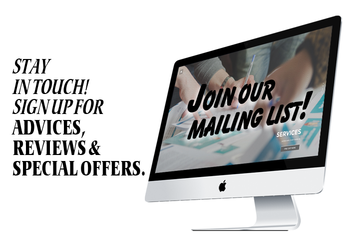 Join our mailing list